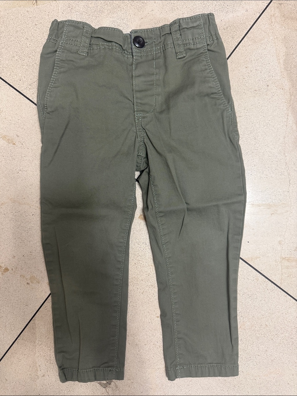 OshKosh B'gosh Olive Green Boys' Stretch Pants